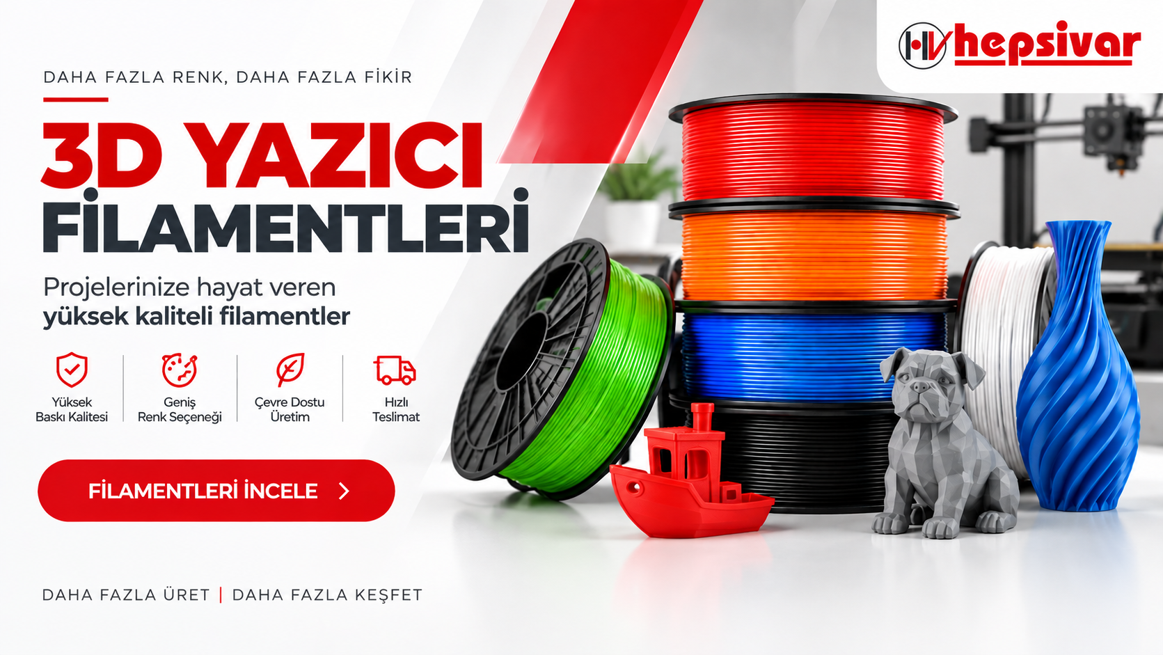 3D Filamentler