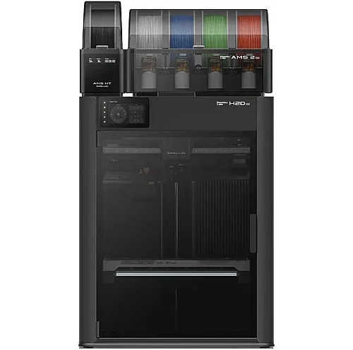 BambuLab H2D Pro AMS Combo, endüstriyel özellikleri masaüstüne getiren bir 3D yazıcı - 1
