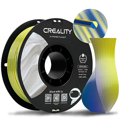 Creality CR-PLA Silk Yellow Blue (Sarı-Mavi) Filament 1.75mm 1KG - 1