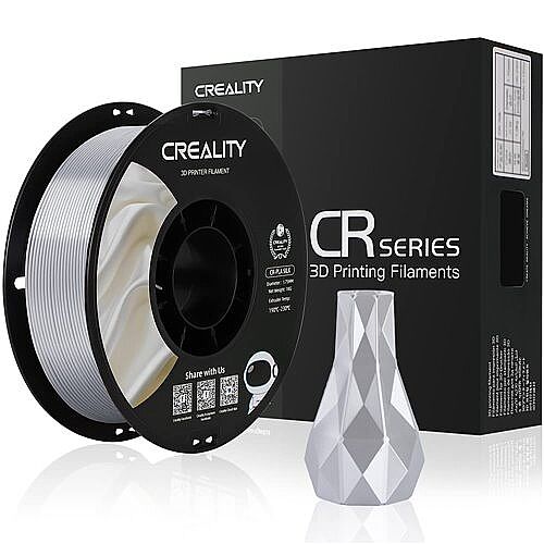 Creality CR-Silk Silver PLA Filament 1.75mm 1KG - 1