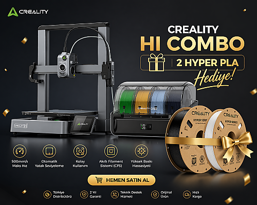 Creality Hi COMBO 3D Yazıcı + 2 filament hediye - 1