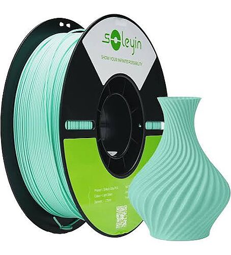 Creality Soleyin Ultra PLA Light Green - Açık Yeşil Filament 1.75 mm 1 KG - 1