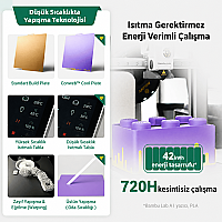 Creality K1C Uyumlu Cool Plate Baskı Tablası - 
