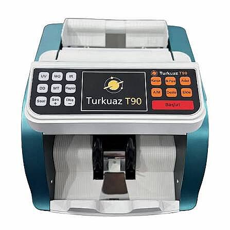 Turkuaz T90 TL / Euro Para Sayma Makinesi - 1